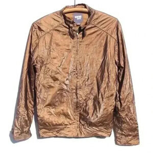 Heritage 1981 BROWN GOLD Bomber Jacket COAT